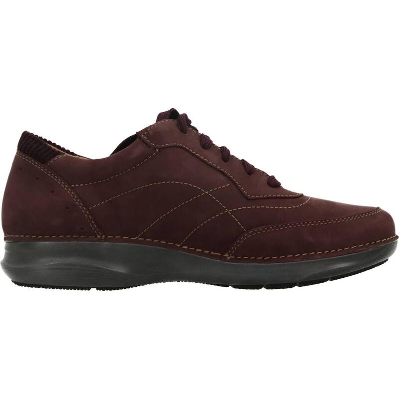 Zapatillas mujer Clarks Appley Tie Burdeos