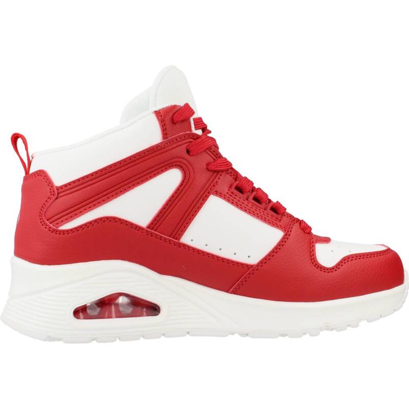 Zapatillas mujer Skechers Uno-high Regards Rojo