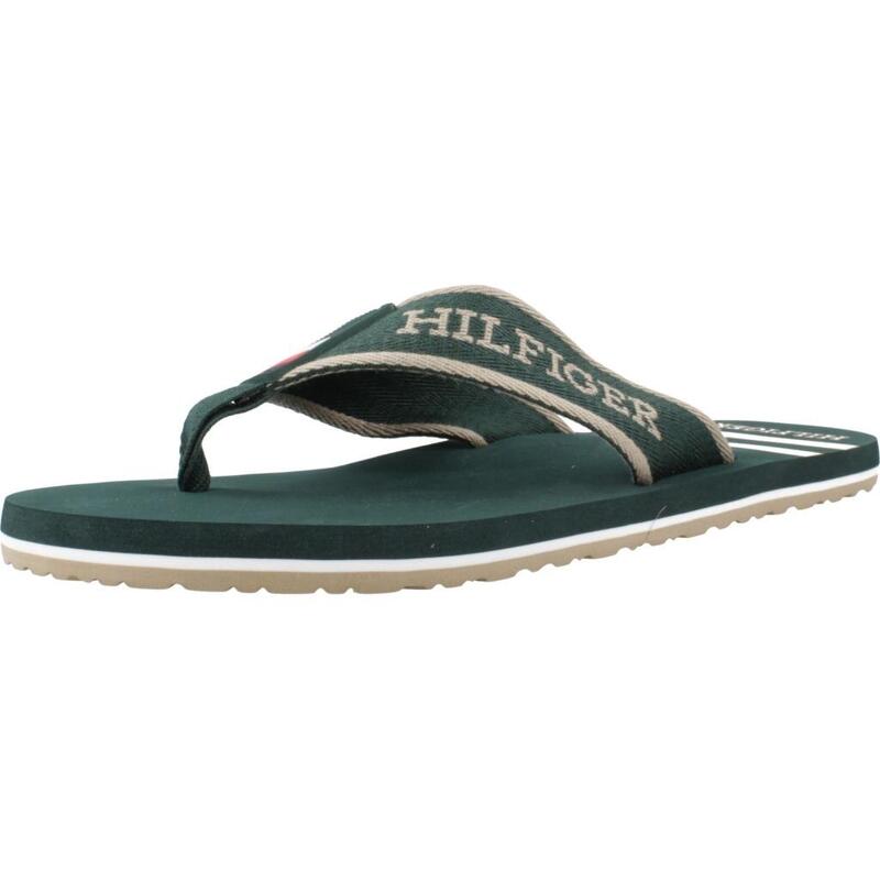 Chanclas Hombre Tommy Hilfiger Sporty Hilfiger Beach Sandal Verde