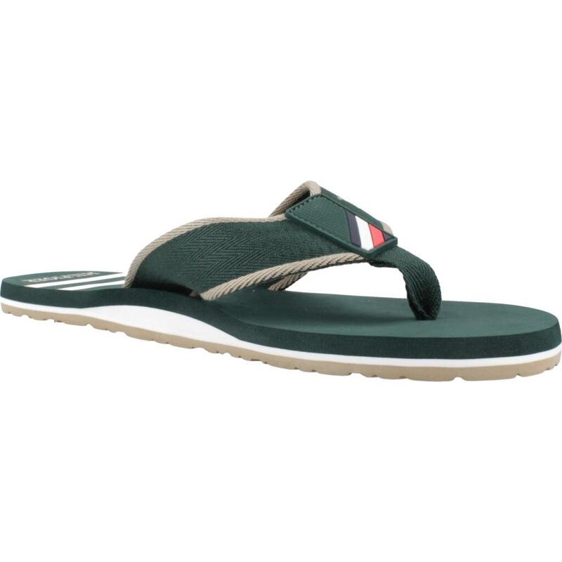 Chanclas Hombre Tommy Hilfiger Sporty Hilfiger Beach Sandal Verde