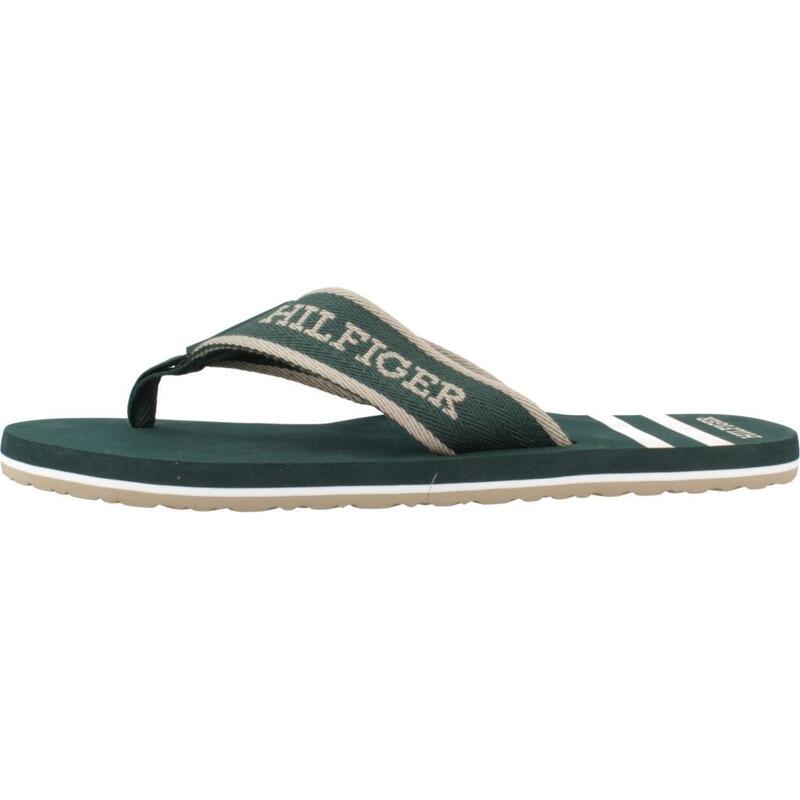 Chanclas Hombre Tommy Hilfiger Sporty Hilfiger Beach Sandal Verde