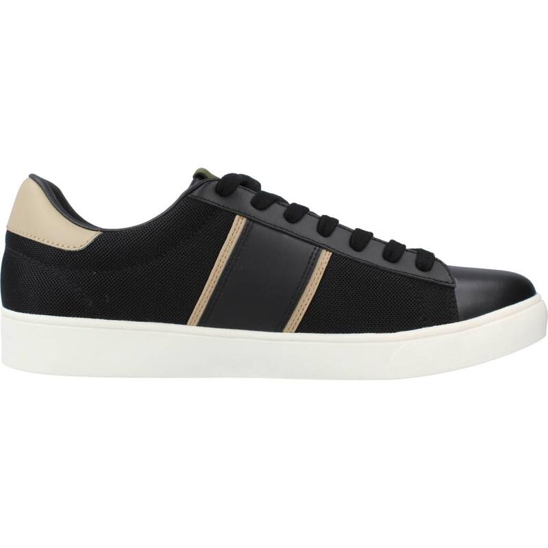 Zapatillas hombre Fred Perry Spencer Mesh/leathe Negro