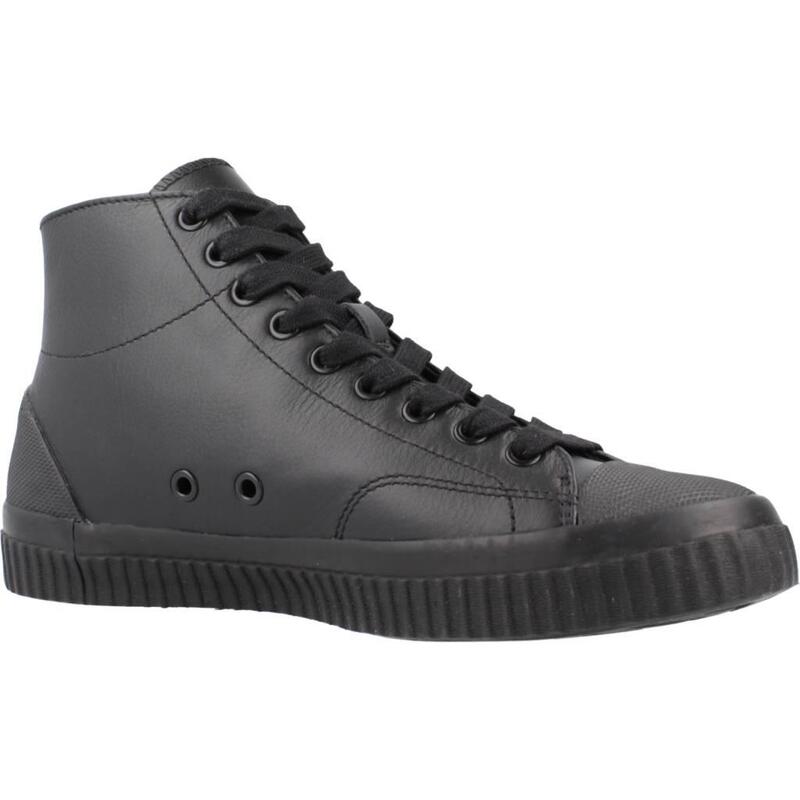 Zapatillas hombre Fred Perry Hughes Mid Leather Negro