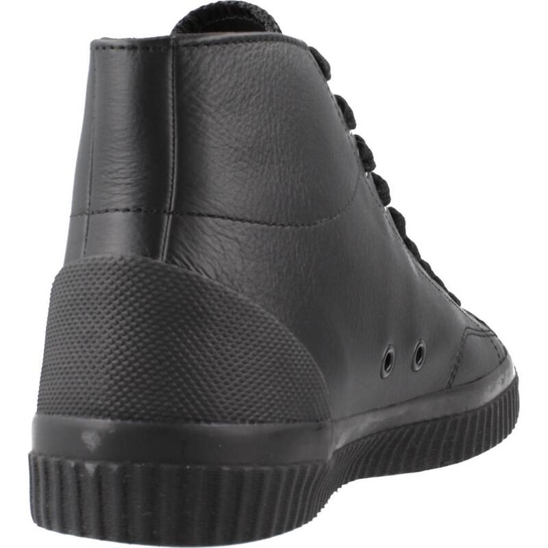 Zapatillas hombre Fred Perry Hughes Mid Leather Negro