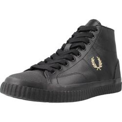 Zapatillas hombre Fred Perry Hughes Mid Leather Negro