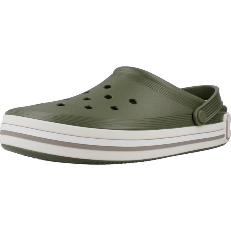 Chanclas Mujer Crocs Off Court Logo Clog Verde