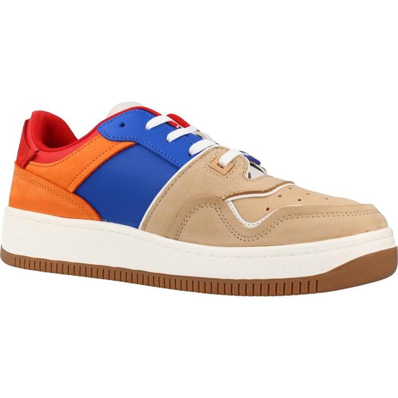 Zapatillas hombre Tommy Jeans Nubuk Basket Multicolor