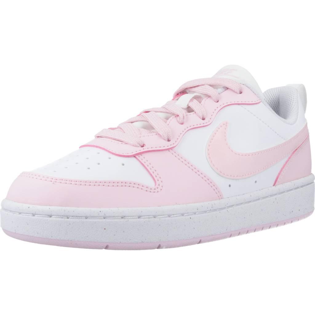 Nike - Chaussures Nike Court Borough Low Recraft Blanc Junior - Chaussures De Sport - Blanc|rose - 40 - Decathlon