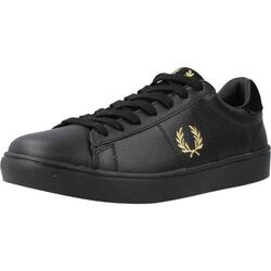 Zapatillas hombre Fred Perry Spencer Tumbled Lth Negro