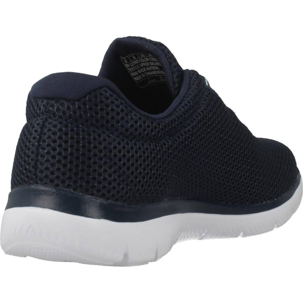 Zapatillas mujer Skechers 12985s Azul 3/5