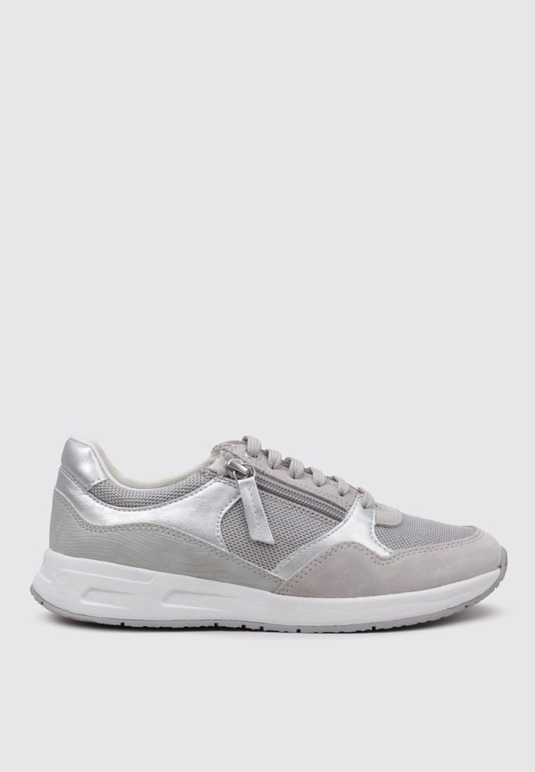 Chaussure de randonnée Baskets Femme Geox D BULMYA B Argent 1/5