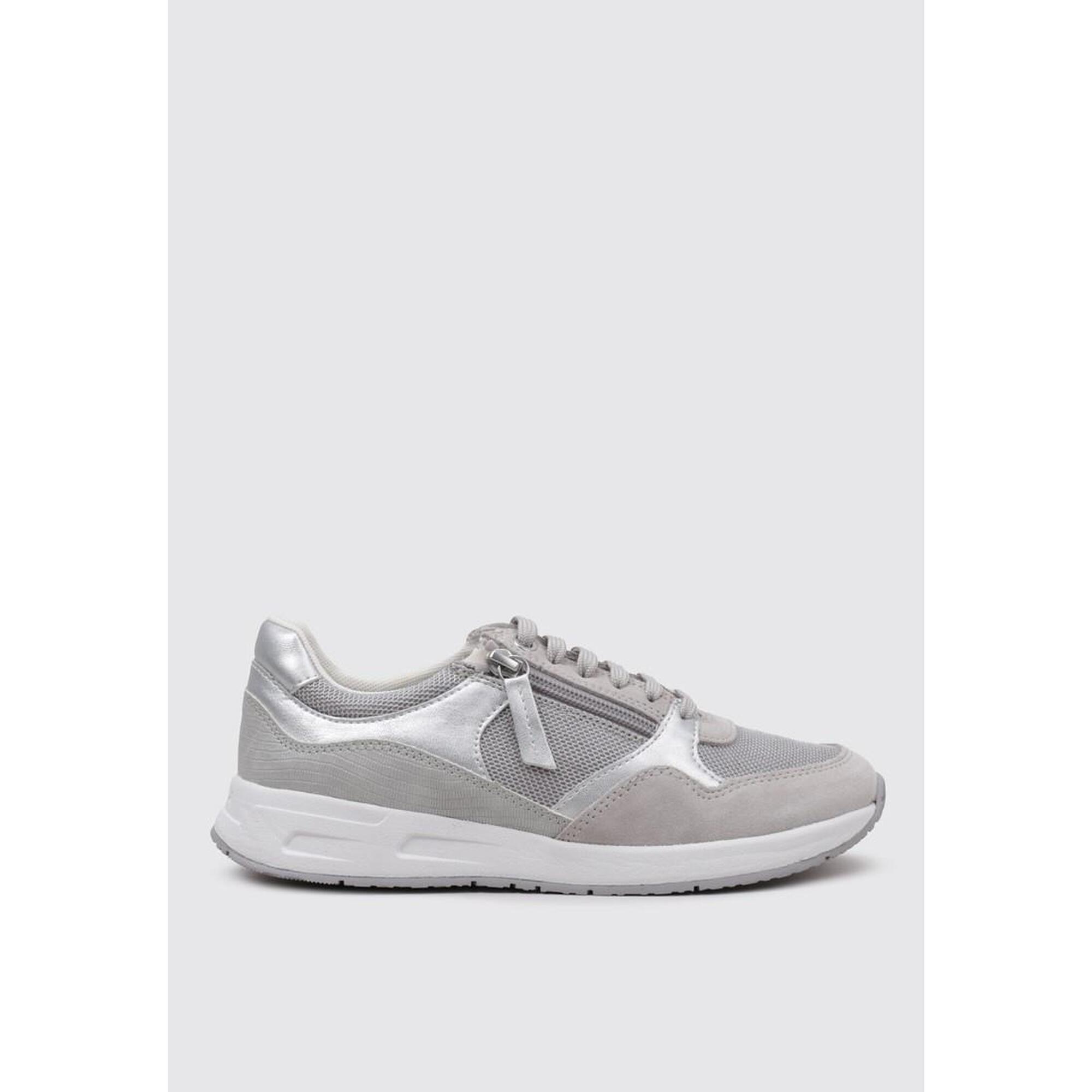 Geox - Chaussure De Randonnée Baskets Femme Geox D Bulmya B Argent - Baskets - Gris - 36 - Decathlon
