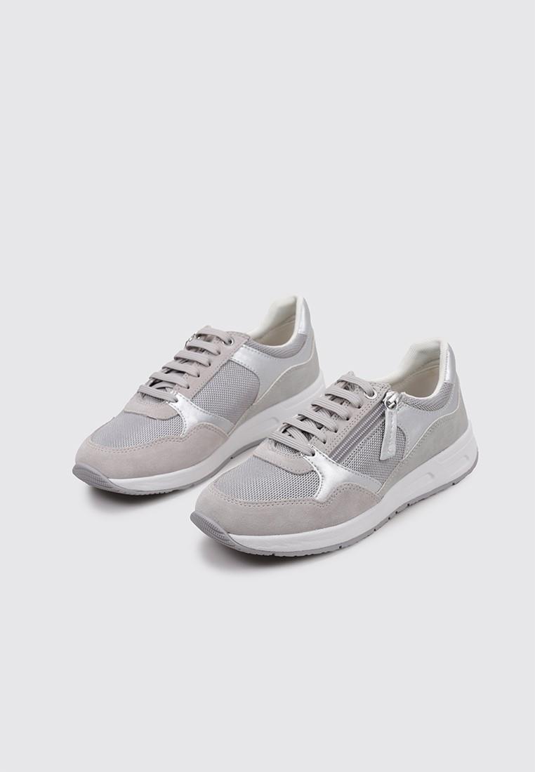 Chaussure de randonnée Baskets Femme Geox D BULMYA B Argent 2/5