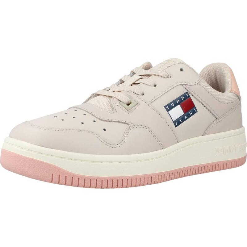 Zapatillas mujer Tommy Jeans Retro Basket Beis