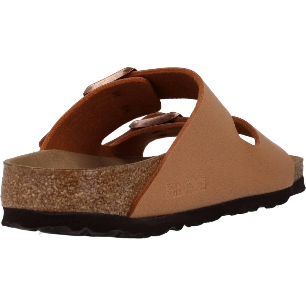Unisex sandály Birkenstock Arizona Vegan Birkibuc 1025046 hnědé 3/12
