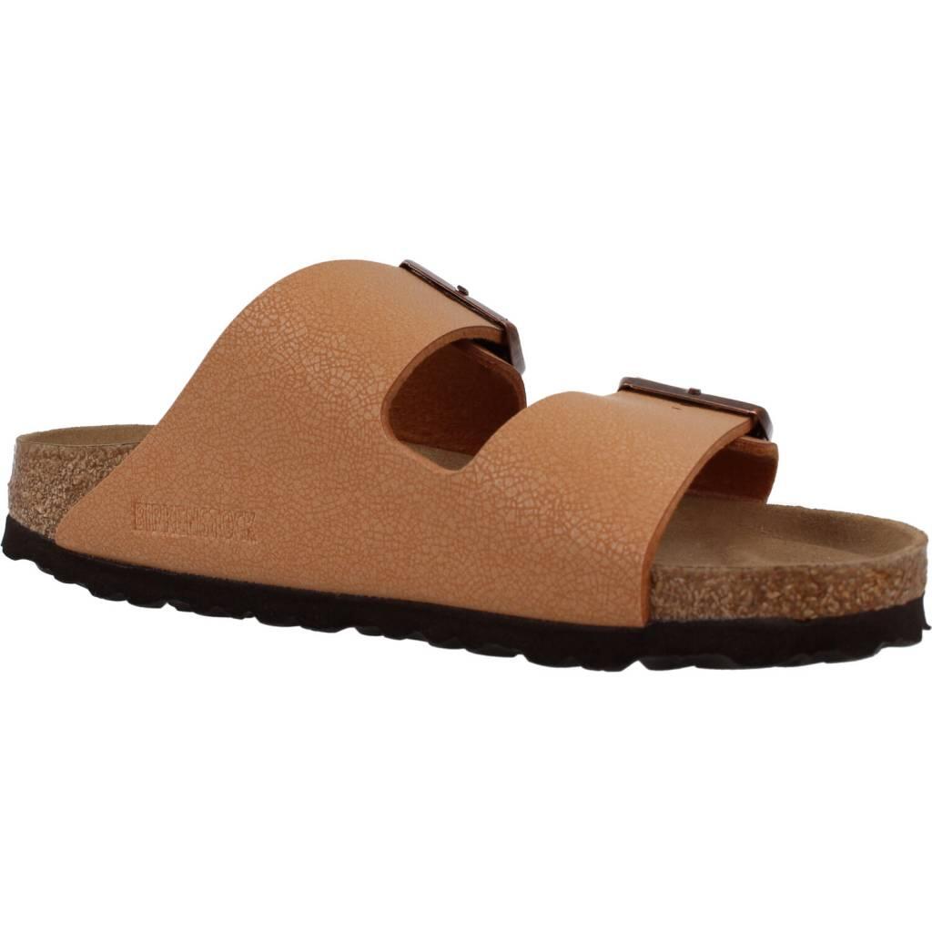 Unisex sandály Birkenstock Arizona Vegan Birkibuc 1025046 hnědé 5/12