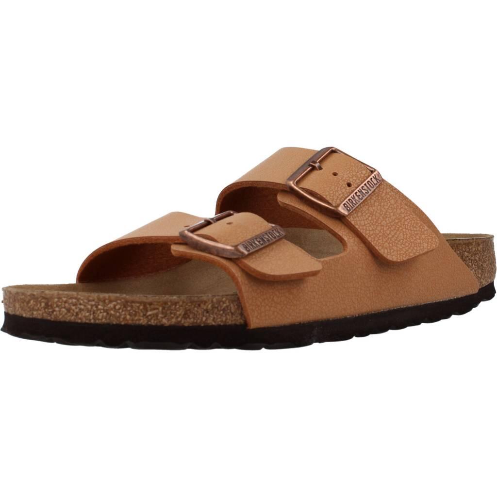 BIRKENSTOCK Unisex sandály Arizona Vegan Birkibuc 1025046 hnědé