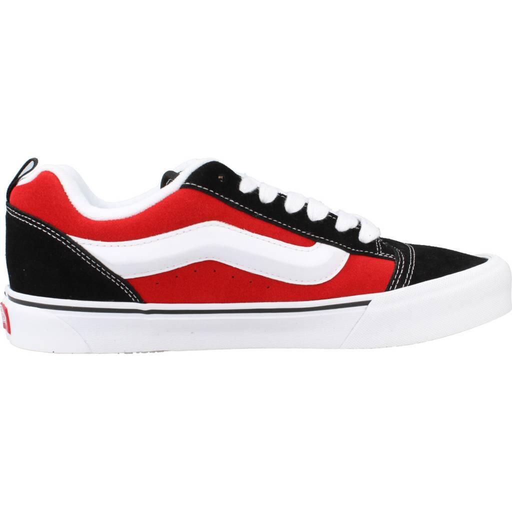 Vans Knu Skool Black Red 4/5