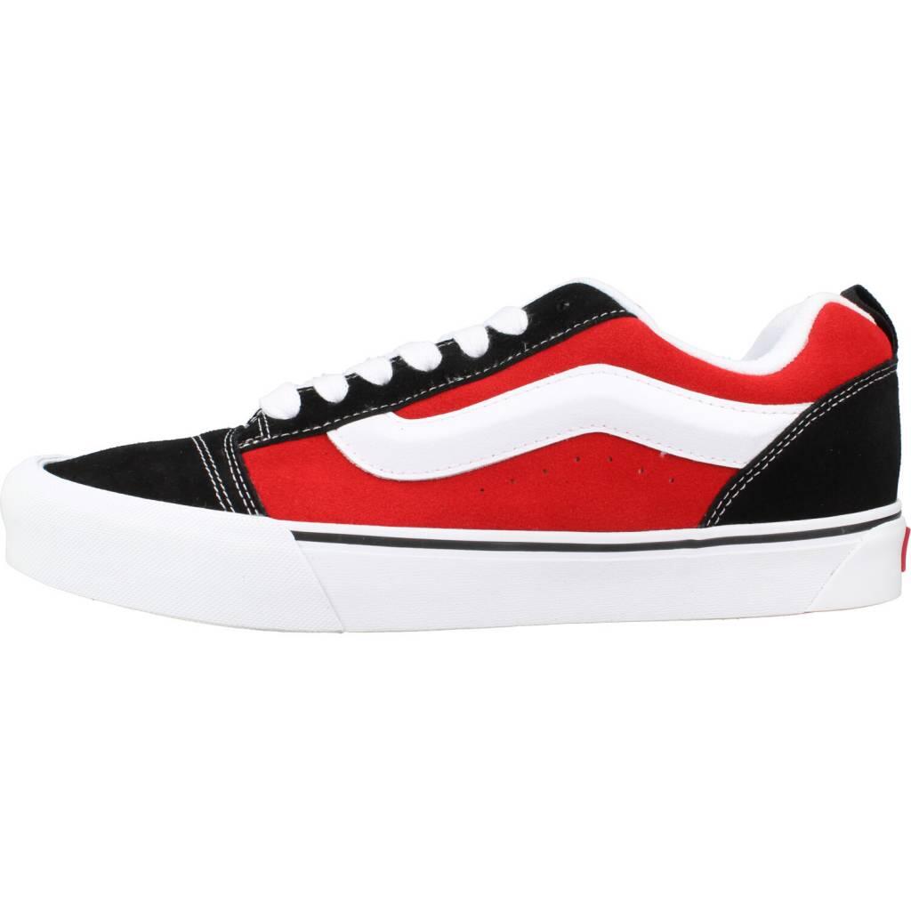 Vans Knu Skool Black Red 2/5