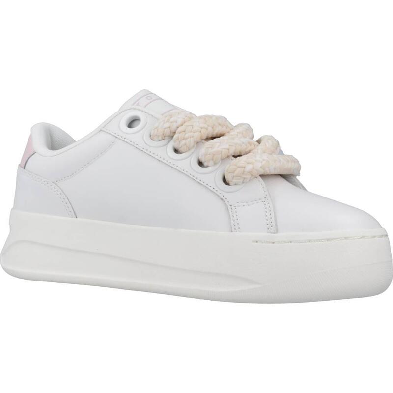 Baskets Tommy Jeans Modèle City Flatform Couleur Blanc