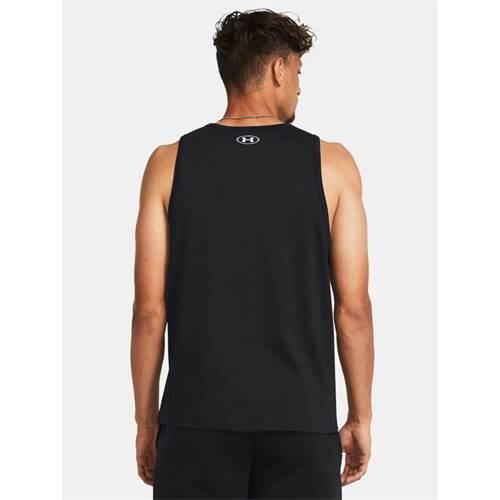 Maillot de corps Under Armour Sportstyle Logo Tank, Noir, Hommes 4/5