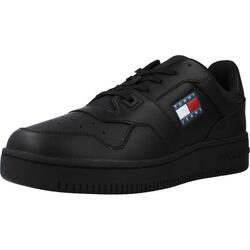 Zapatillas hombre Tommy Jeans Retro Basket Tjm Ess Negro