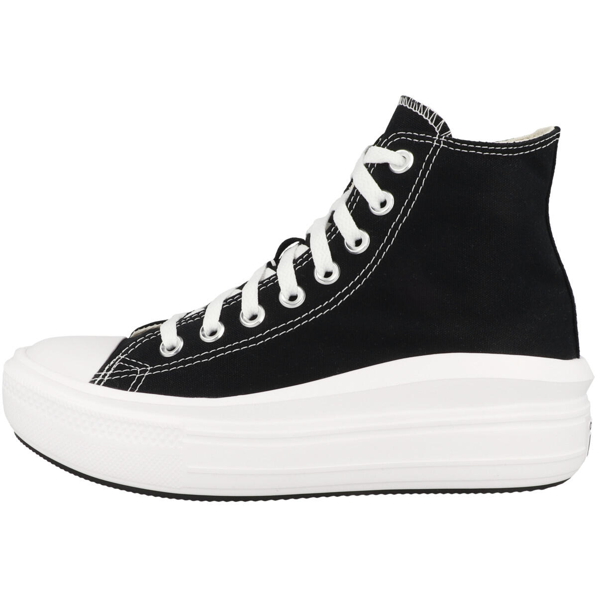 Baskets Converse Chuck Taylor All Star Move Hi, Noir, Unisexe 6/7