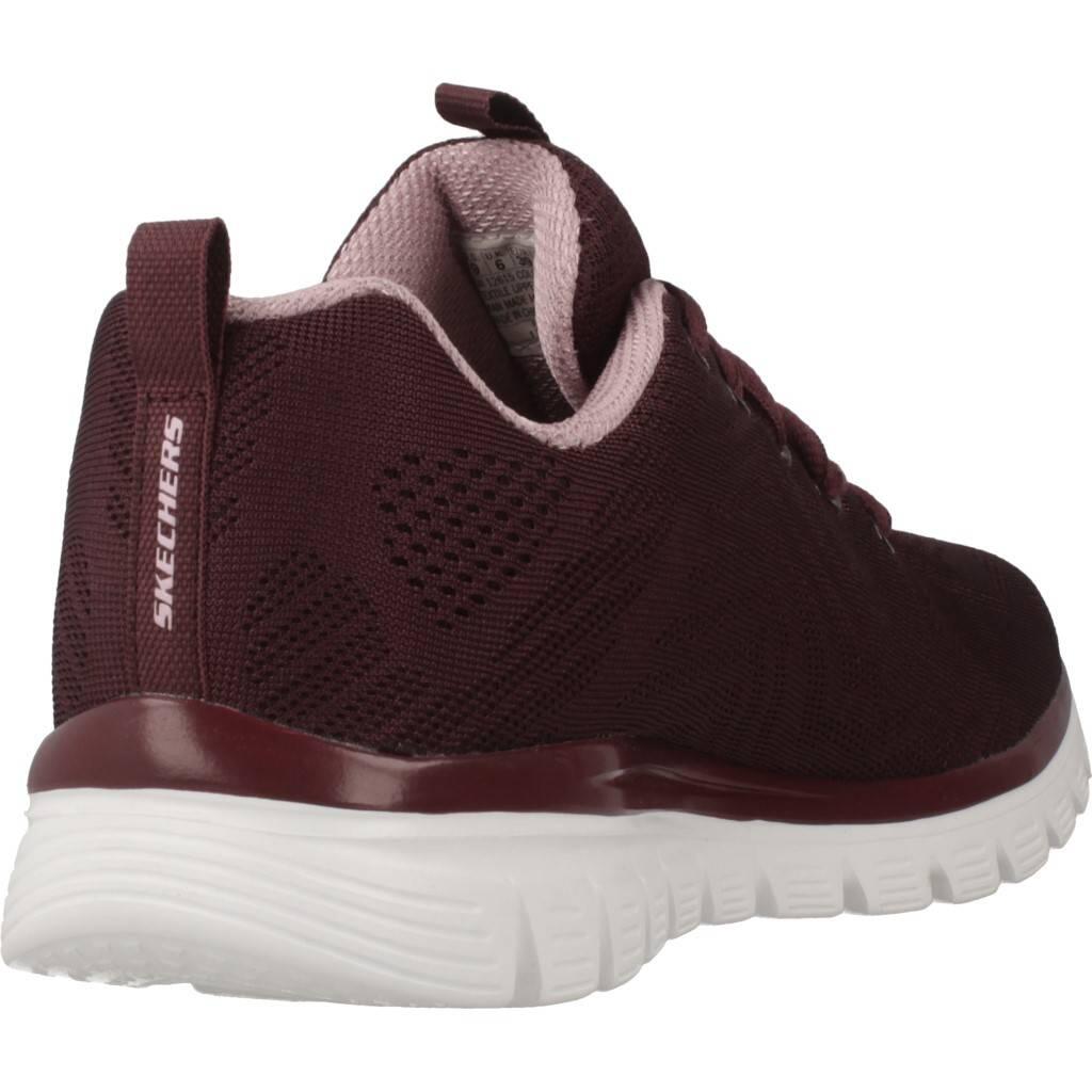 Zapatillas Donna Skechers  Bordeaux 3/5