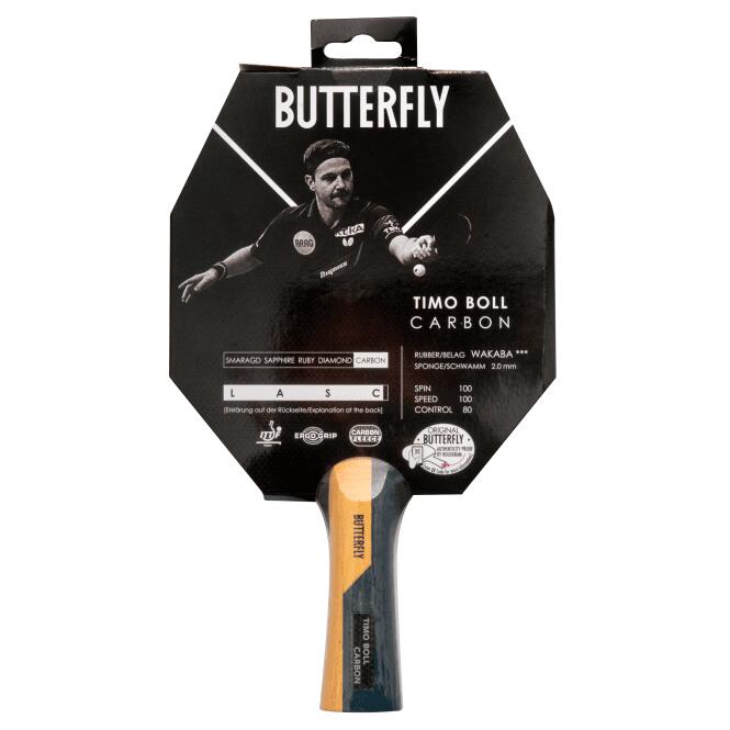 BUTTERFLY Pálka na stolní tenis Boll Carbon