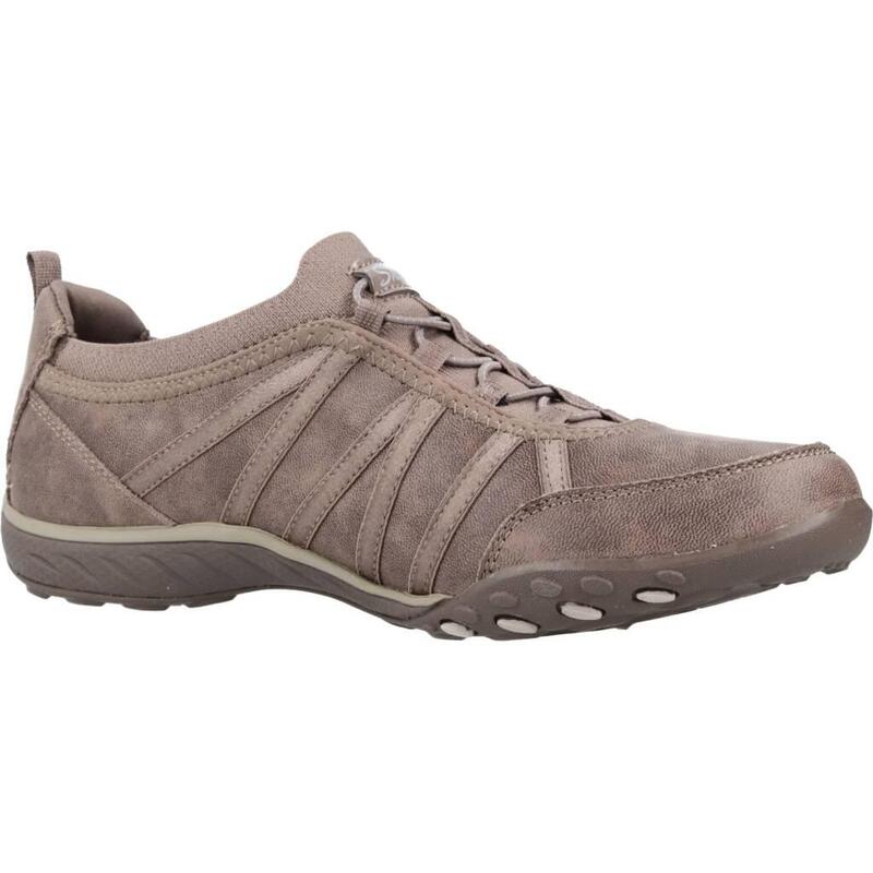 Zapatillas mujer Skechers Breathe-easy Marron