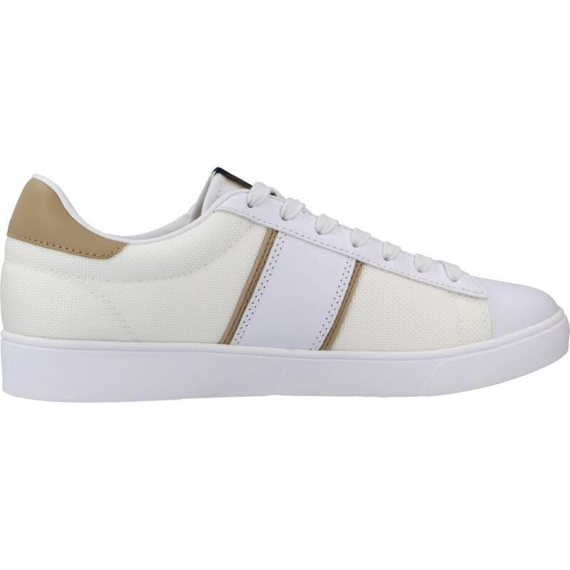 Zapatillas hombre Fred Perry Spencer Textured Pl Blanco