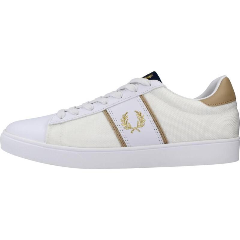 Zapatillas hombre Fred Perry Spencer Textured Pl Blanco