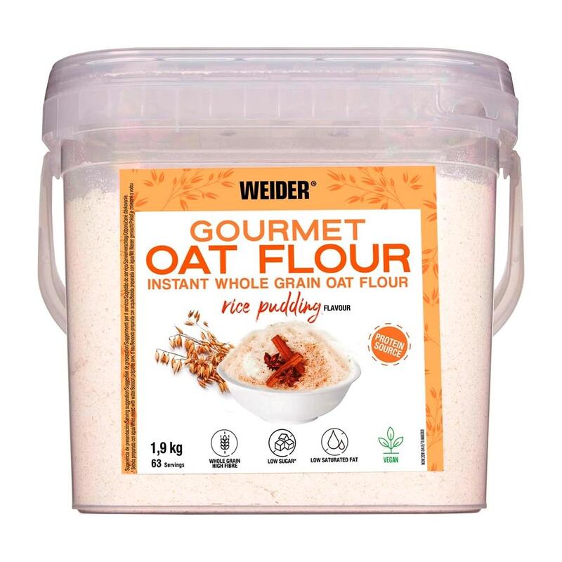 Weider - Gourmet Oat Flour 1,9 kg - Farinha de Aveia