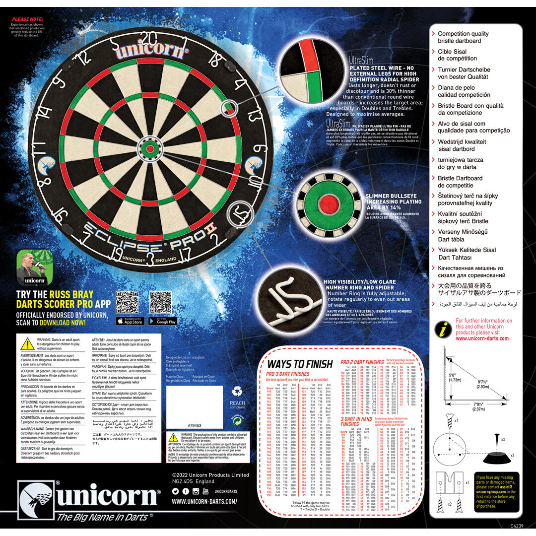 Unicorn Eclipse Pro2 Bristle Board 3/6