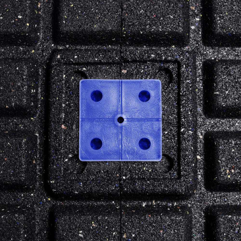 Piastrella per pavimenti sportivi Pure Black - 100x100 cm - 20 mm 4/7