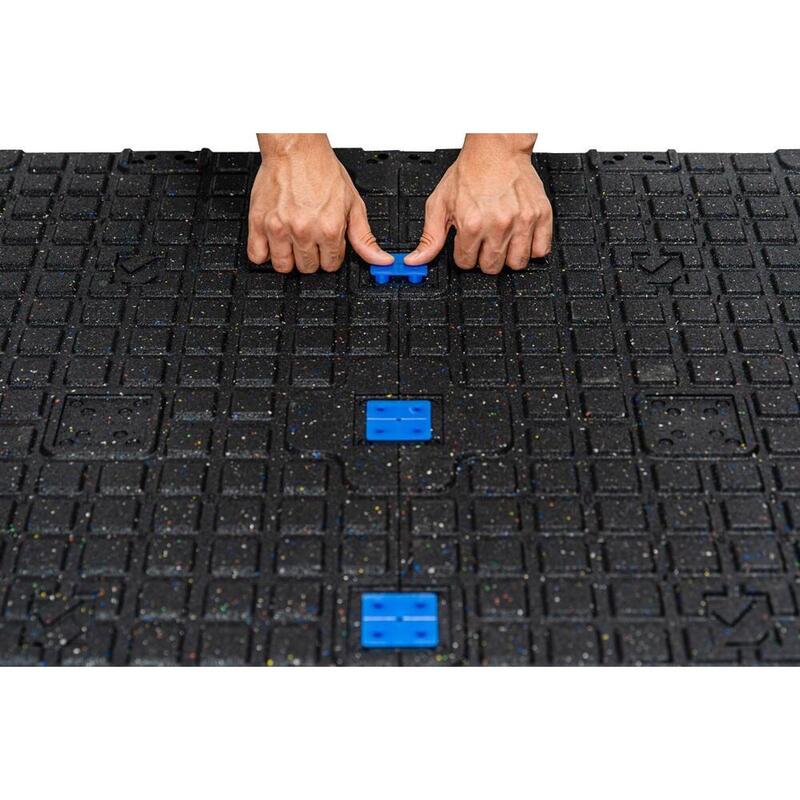 Gresie sport FIFTEEN - 100x100 cm - 20 mm - Gri închis