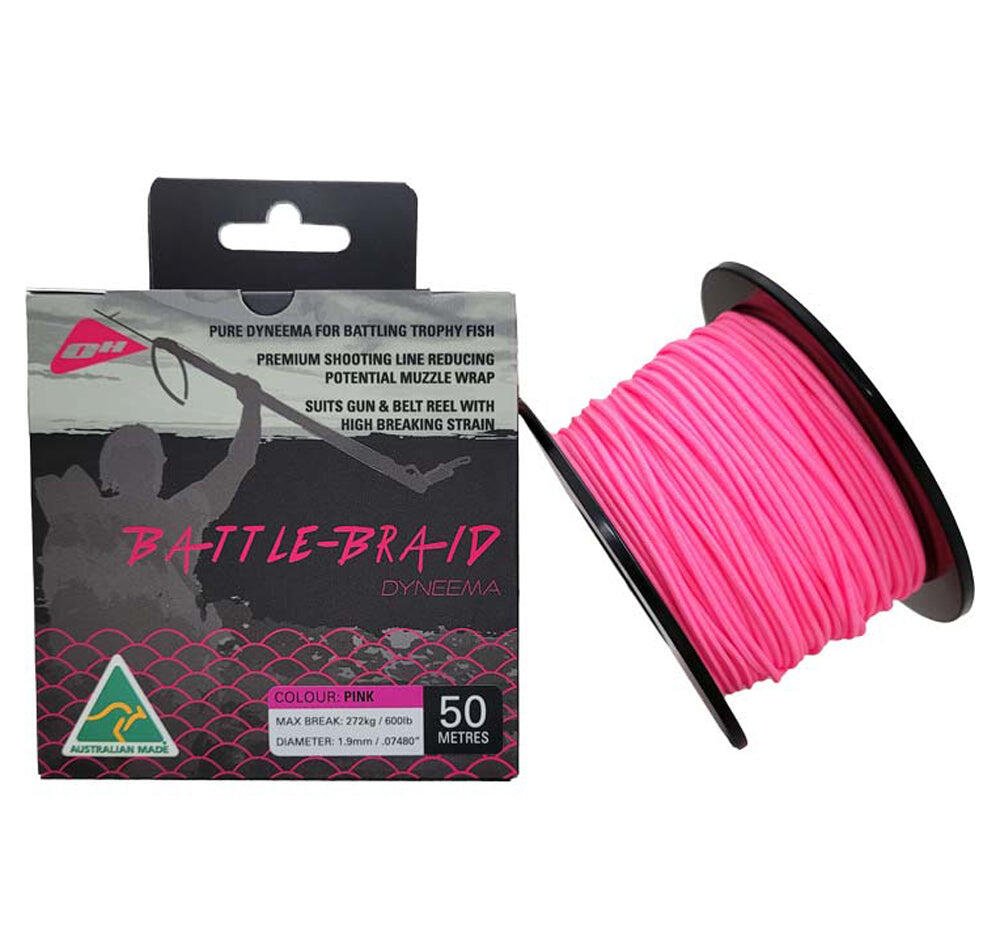 Ocean Hunter Battle Braid Dyneema 50m -PINK