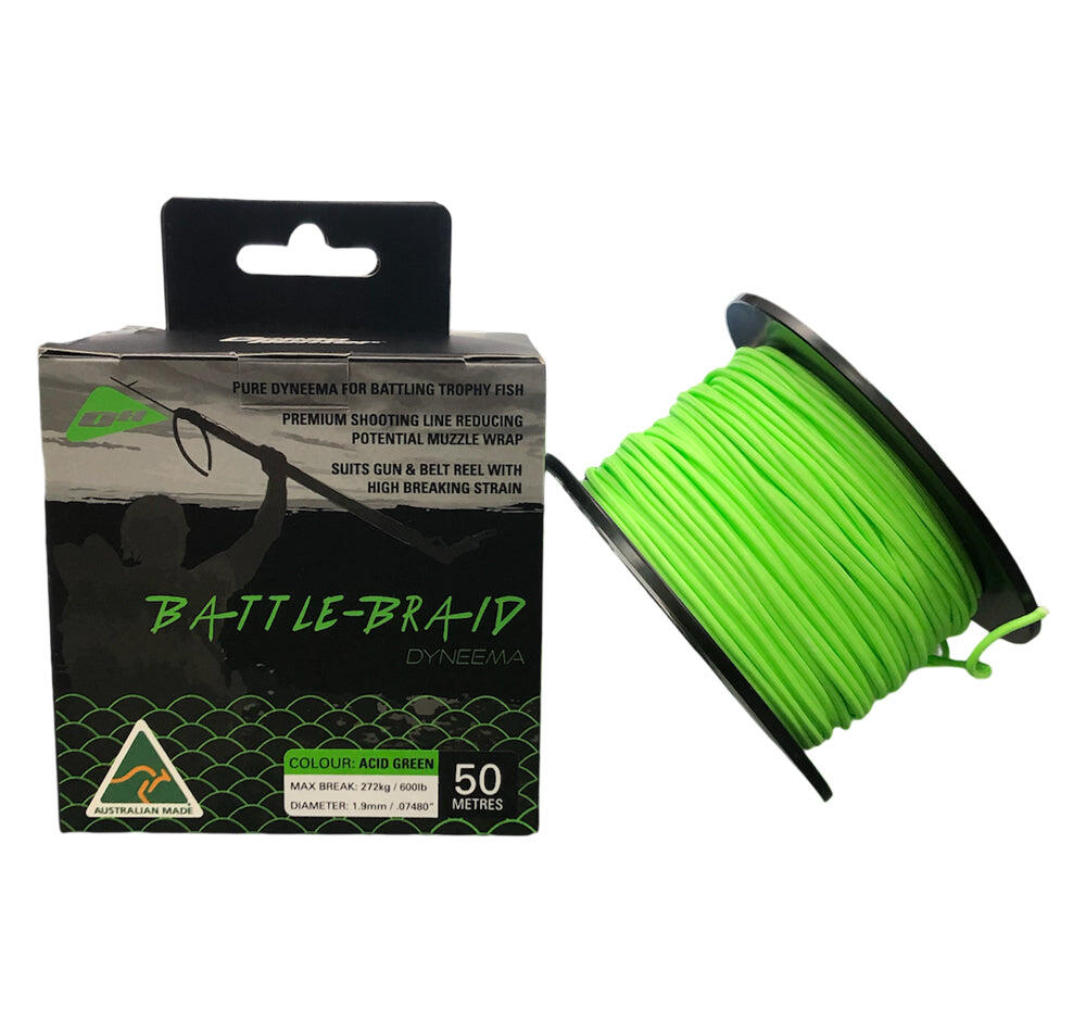 Ocean Hunter Battle Braid Dyneema 50m - GREEN