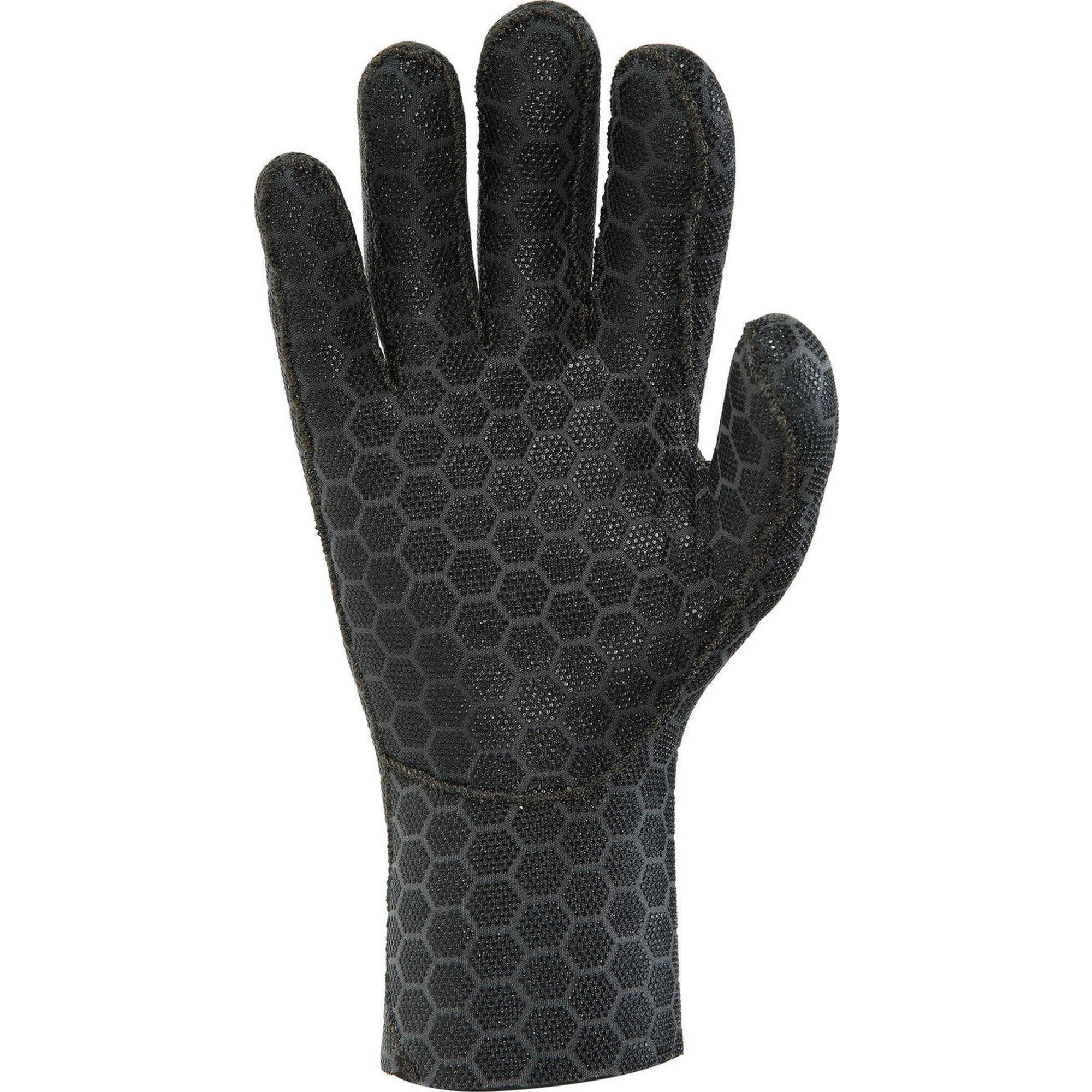 High Stretch Adult Scuba-Diving Gloves - Black S