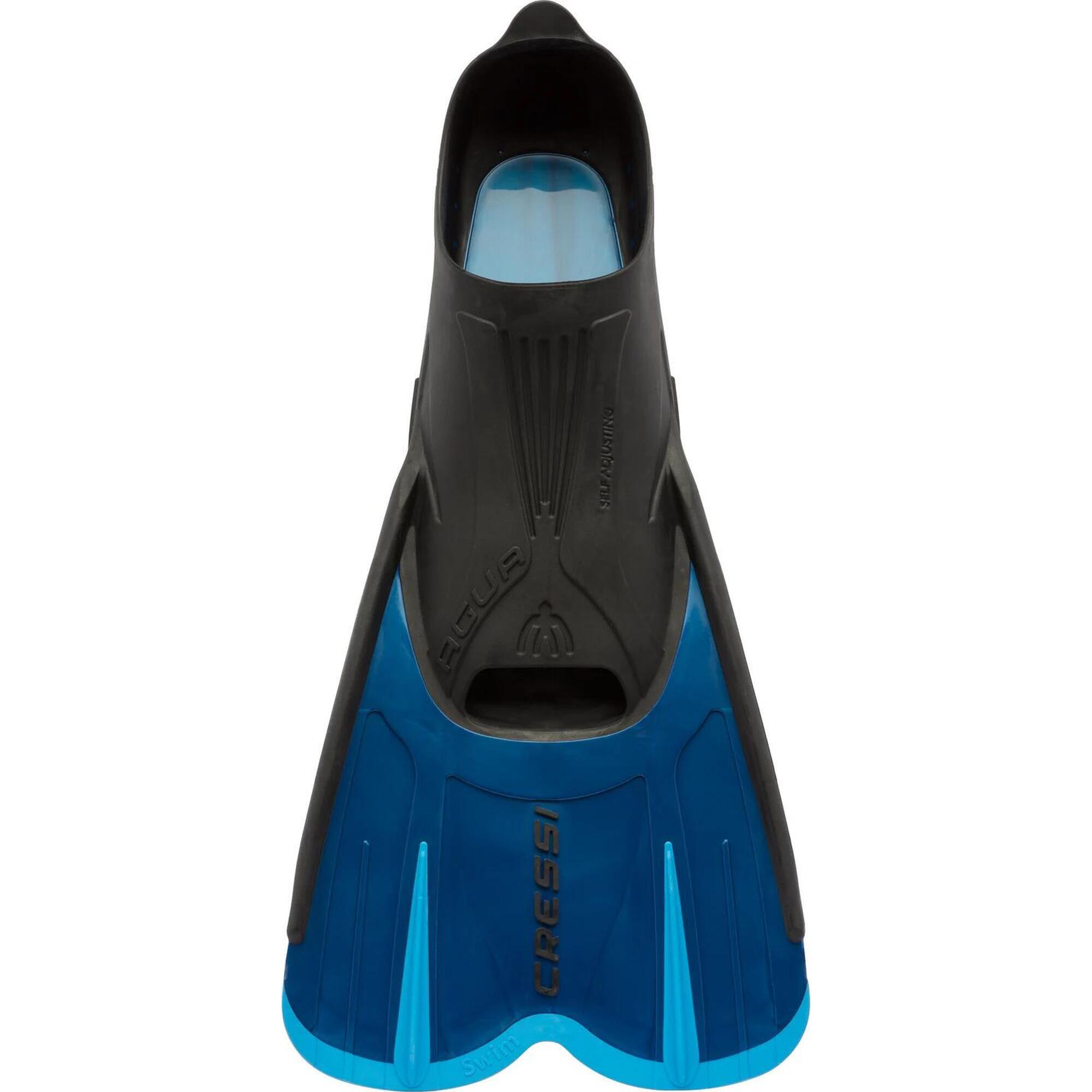 Agua Short Fins Short blade swimming fins - Blue 39/40