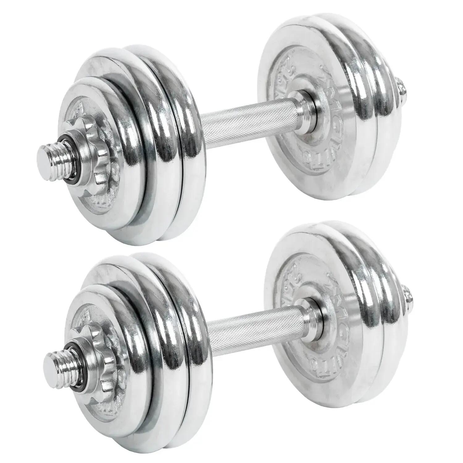 Set de gantere, MOVIT® 2x 15 kg,, gantere de 30 kg, otel 3/3