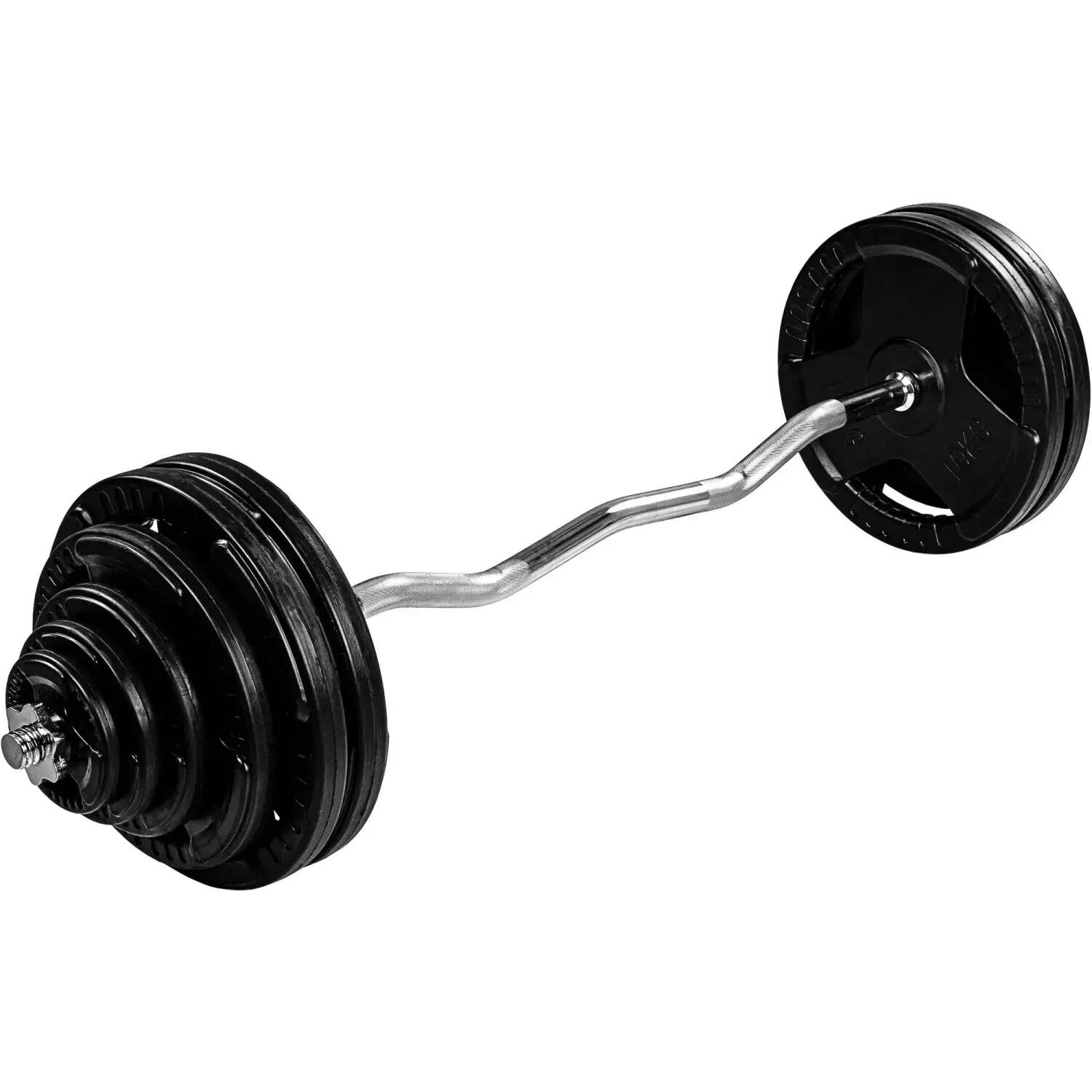 Set profesional de gantere, 65,5 Kg, MOVIT®, prindere din cauciuc 7/7