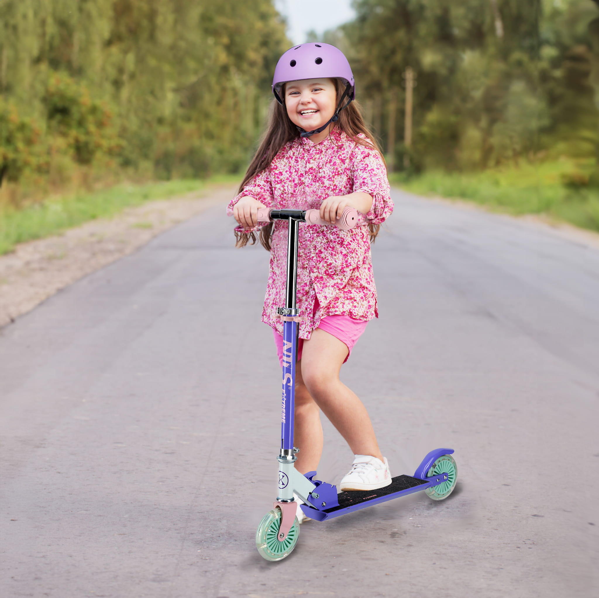 Kinderscooter LED-Räder Nils Extreme HD120L 4/7