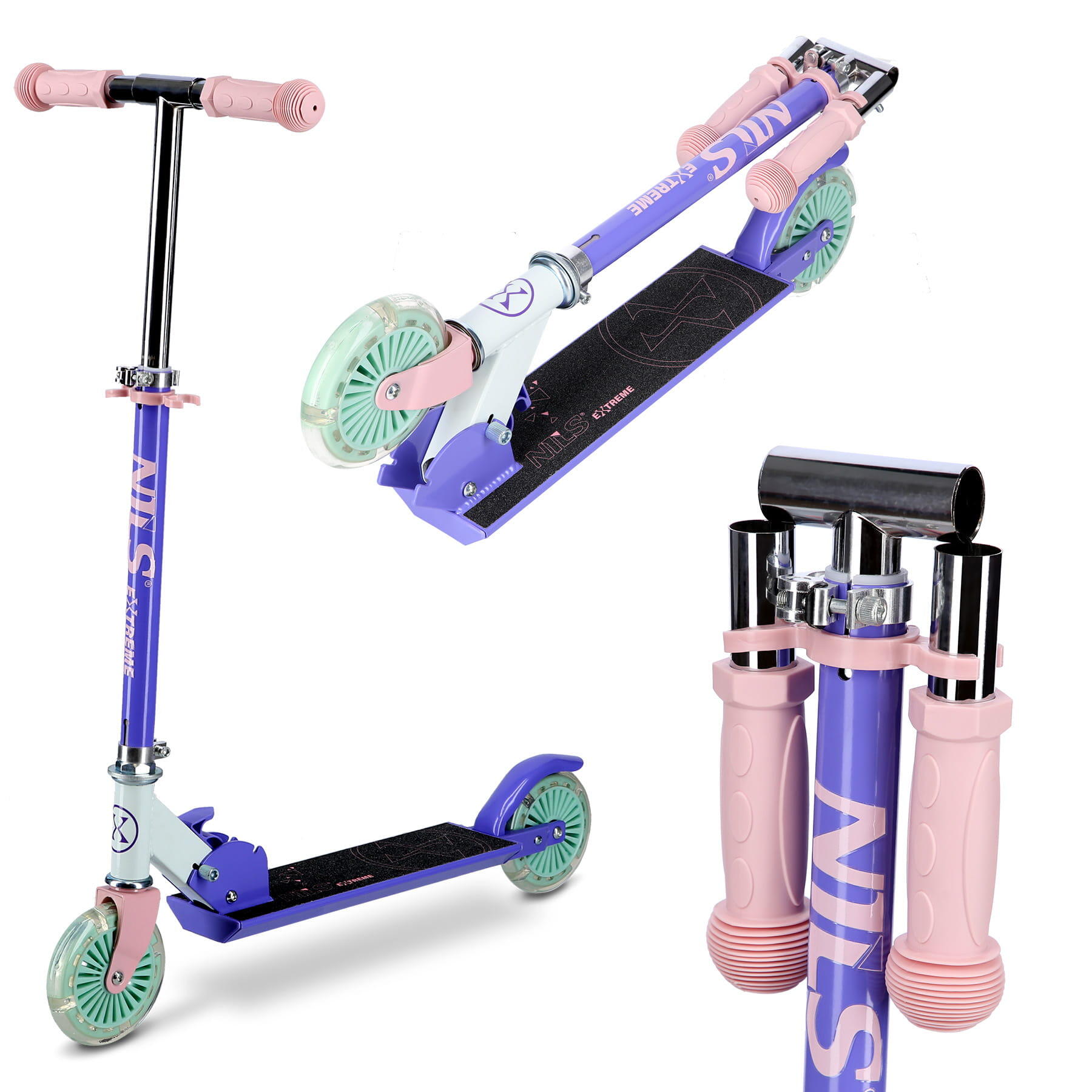 Kinderscooter LED-Räder Nils Extreme HD120L 2/7