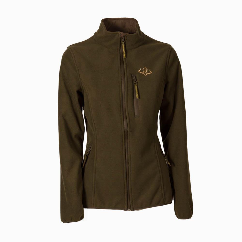 Chaqueta Caza Mujer Pasión Morena 10056 Verde Polar con Cremallera 1/6