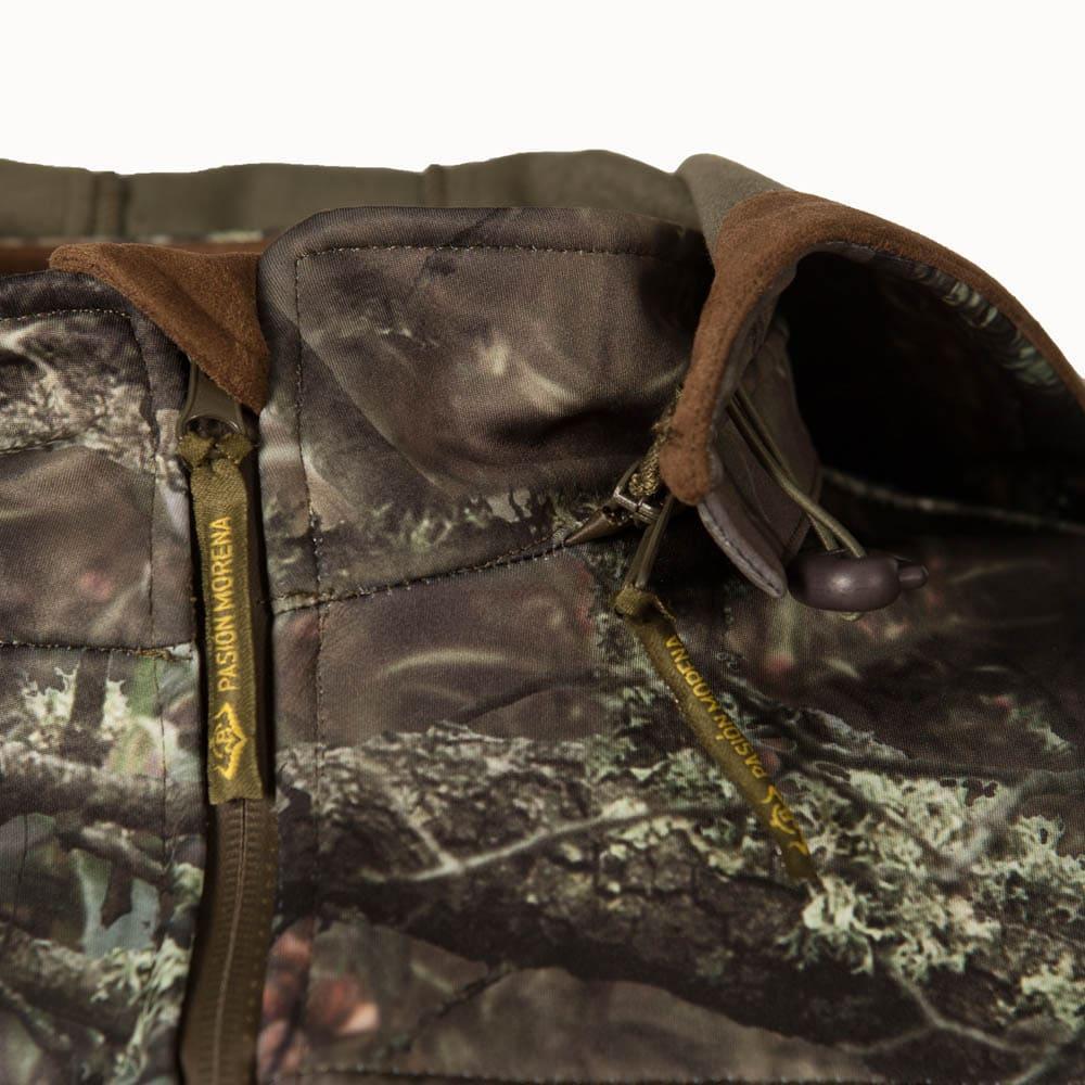 Chaqueta Caza Hombre Pasión Morena 09027 Camuflaje Softshell con Capucha 3/7