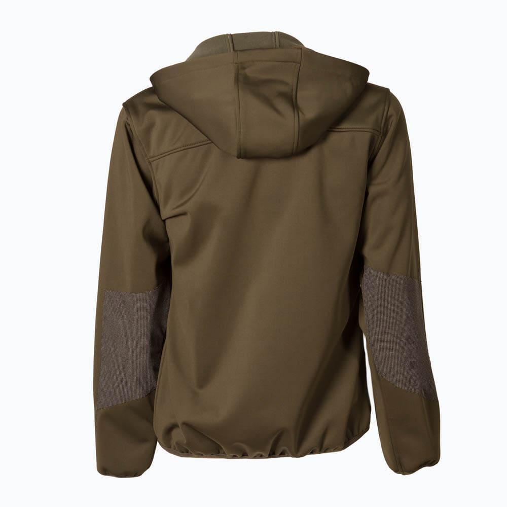 Chaqueta Caza Hombre Pasión Morena 09019 Verde Softshell con Capucha 2/6