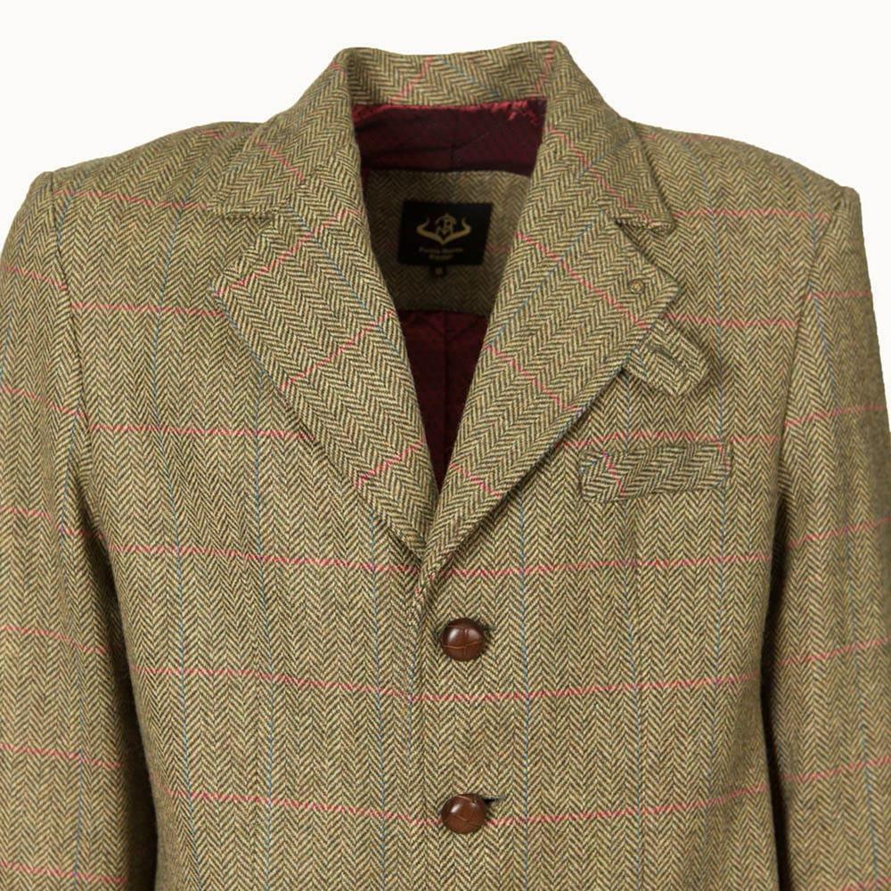 Americana Caza Hombre Pasión Morena 09010 Caqui Tweed Acolchada 6/6