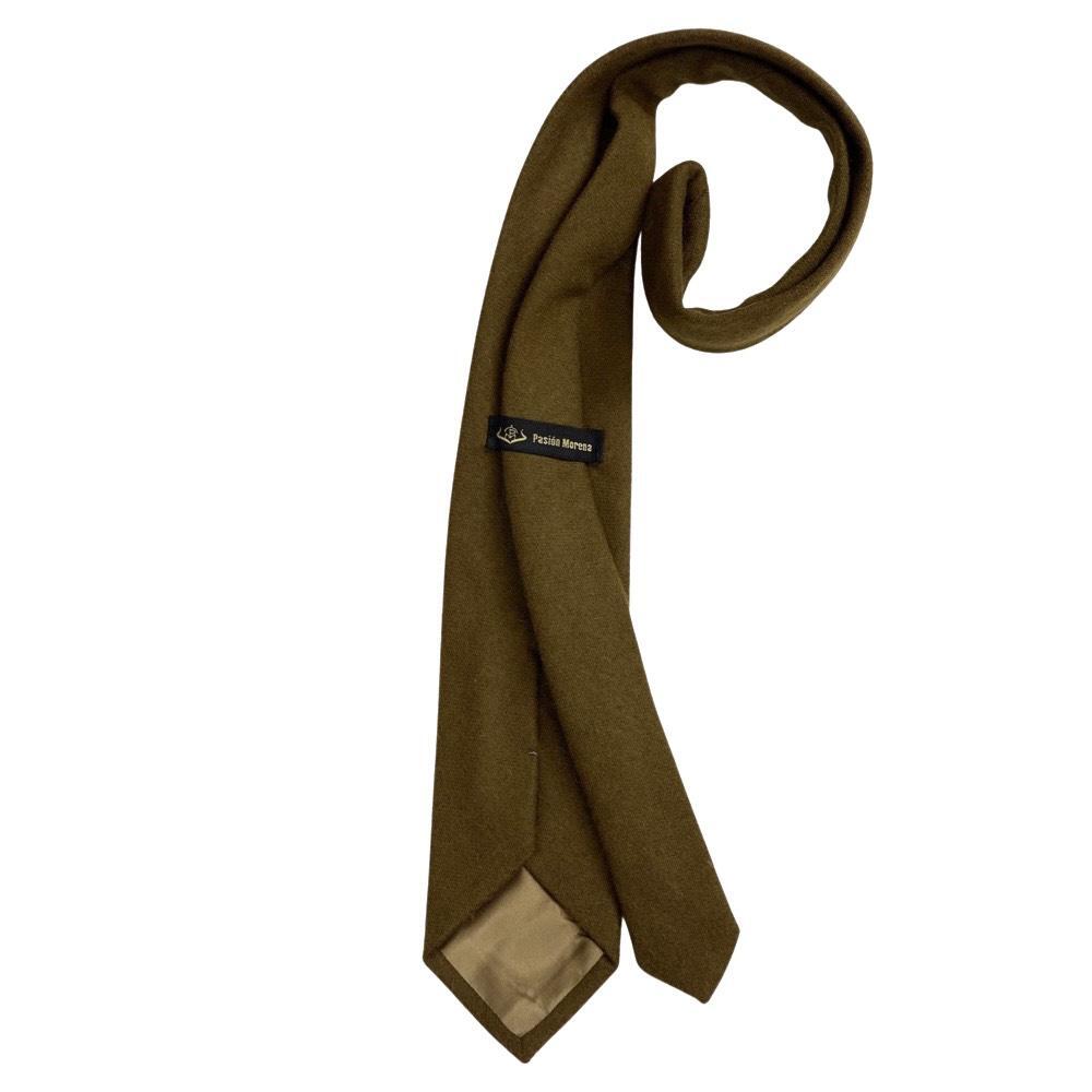 Corbata Caza Pasión Morena 33001 Camel Tweed 2/3