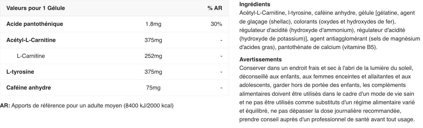 Mental Focus - 90 cápsulas de Scitec Nutrition 2/5